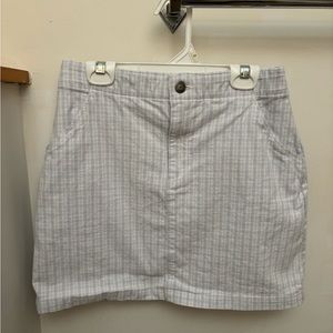 Hollister blue plaid mini skirt